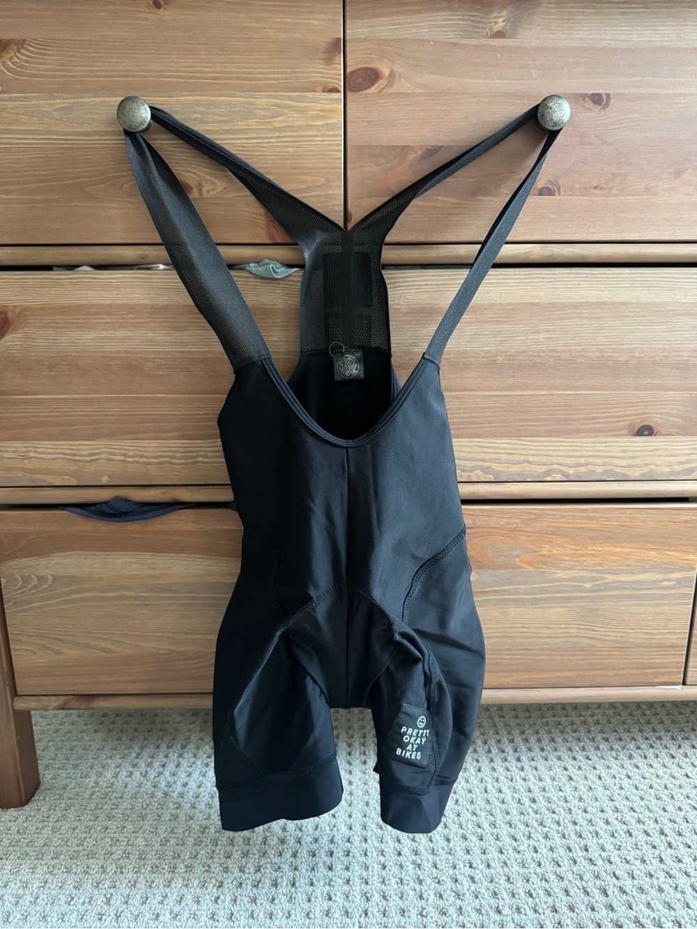 Ostroy Black Cycling Bib Shorts